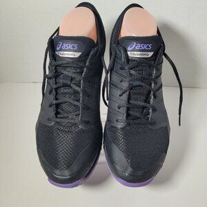 Women's Asics Size 10 Black & Purple Running Shoes